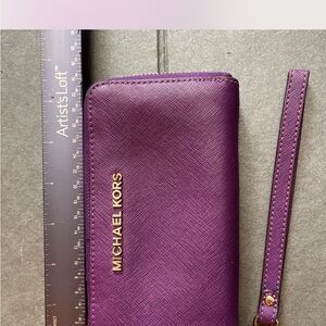 Michael Kors Vibrant Purple Wallet